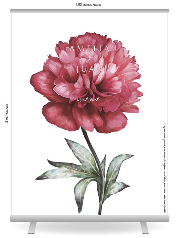 Photocall boda botanic