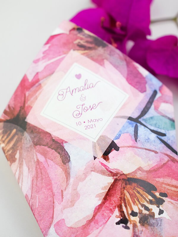 Conos de boda primavera