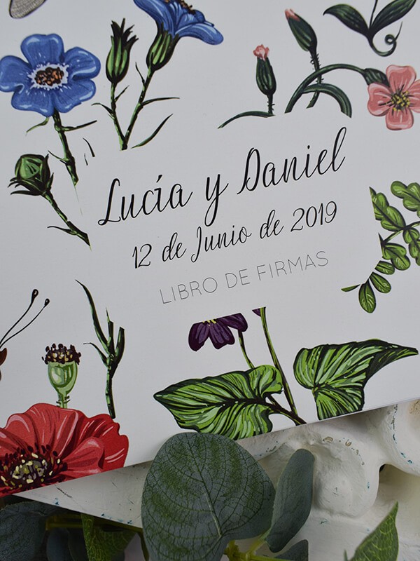 Libro firmas libélulas