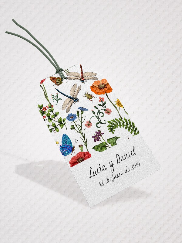 Etiquetas libélulas