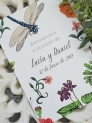 Carteles boda libélula
