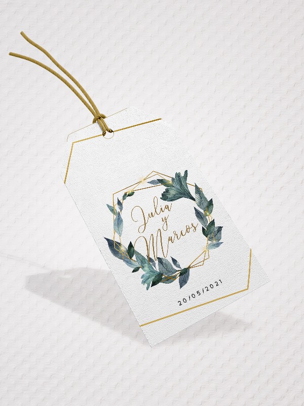 Etiquetas flora line