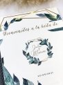 Carteles boda flora line