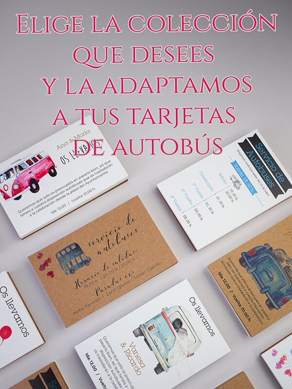 Tarjetas autobús colecciones