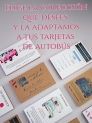 Tarjetas autobús colecciones