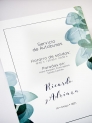 Carteles boda eucalipto