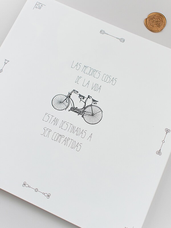 Libro firmas bicicleta