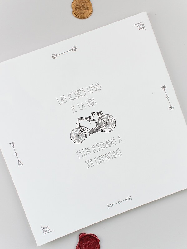 Libro firmas bicicleta