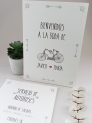 Carteles boda bicicleta