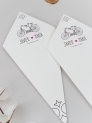 Conos de boda bicicleta