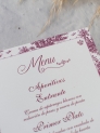 Menú boda toile jouy