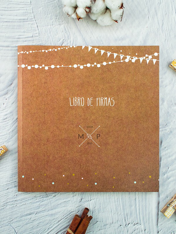 Libro firmas banderín