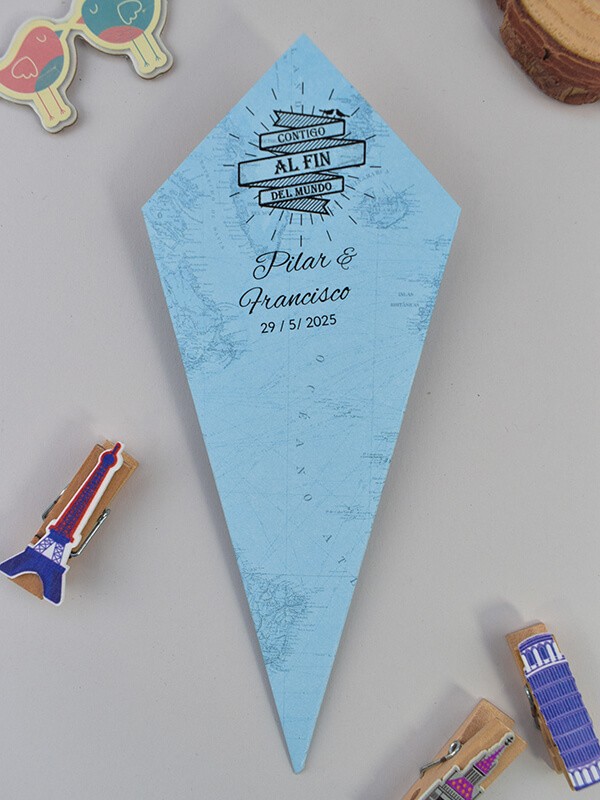 Conos de boda mapas