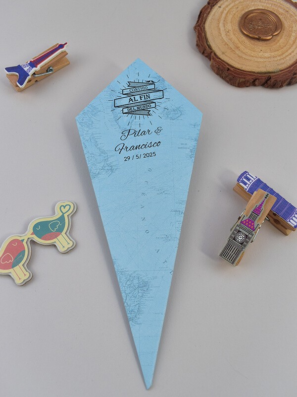 Conos de boda mapas