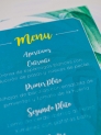 Menú boda piñas