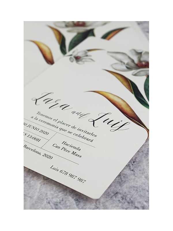 Diseño Invitación de Boda