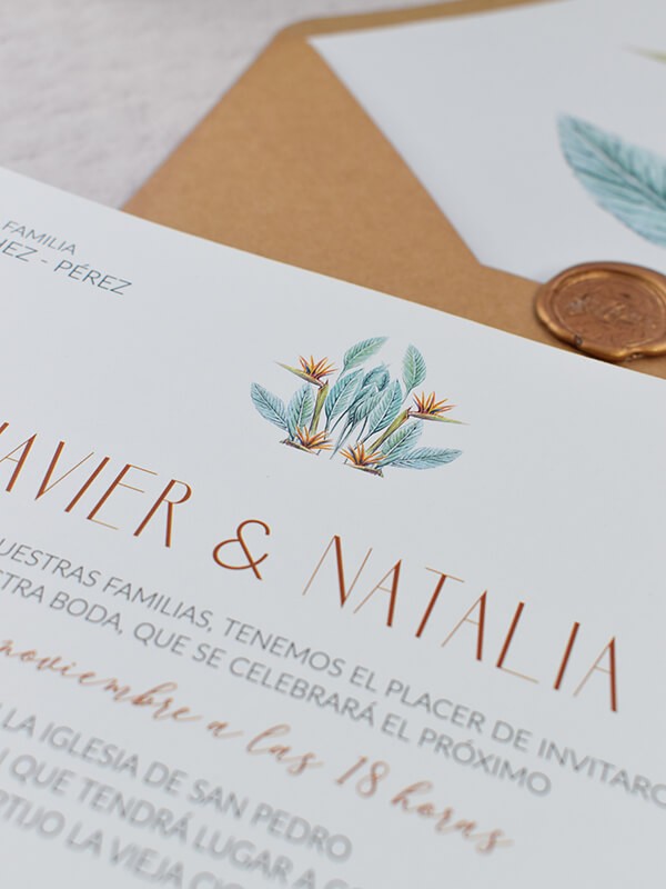 Diseño Invitación de Boda
