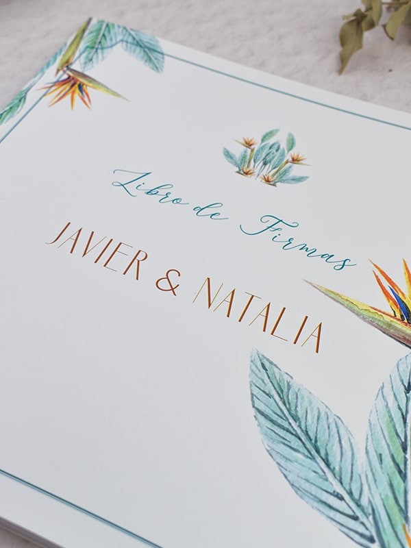 Libro firmas ave del paraíso
