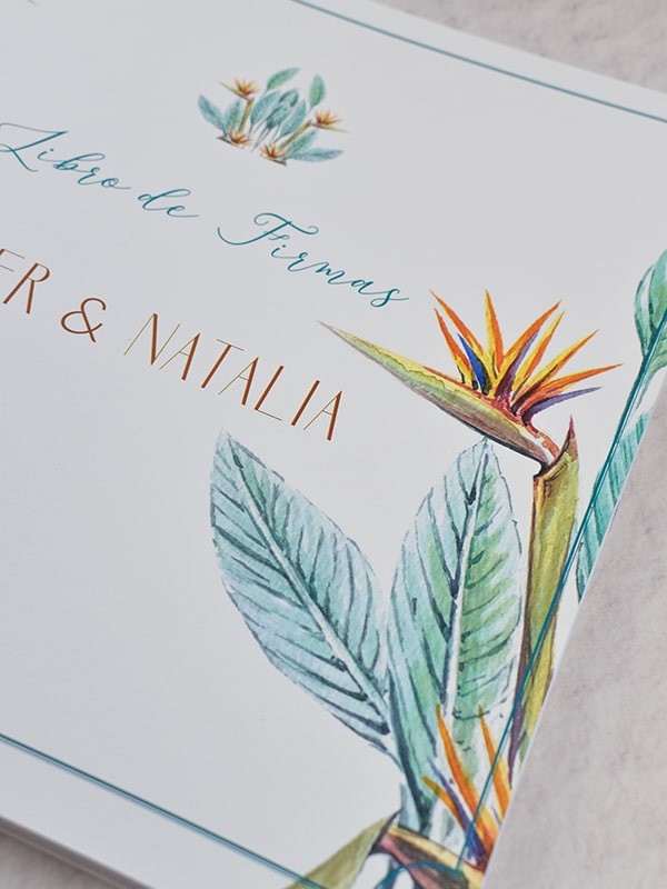Libro firmas ave del paraíso