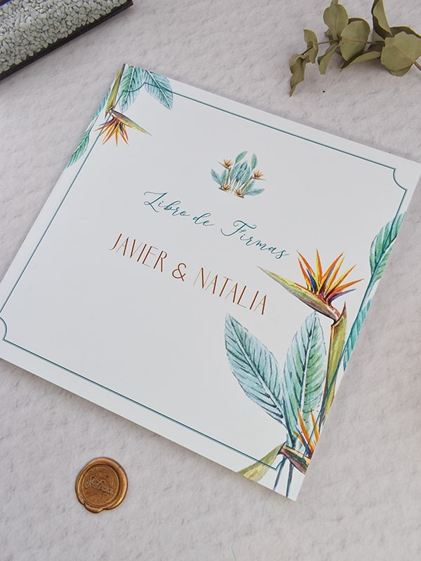 Libro firmas ave del paraíso