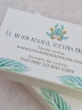 Tarjeta lista de boda ave del paraíso