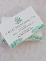 Tarjeta lista de boda ave del paraíso