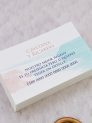 Tarjeta lista de boda cloé