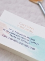 Tarjeta lista de boda cloé