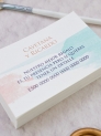 Tarjeta lista de boda cloé