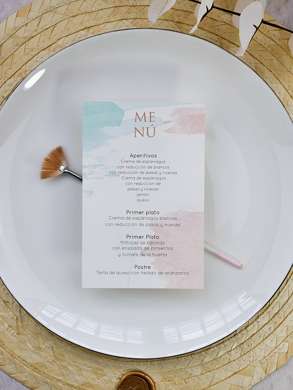 Menú boda cloé
