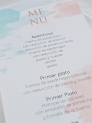 Menú boda cloé