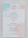 Menú boda cloé