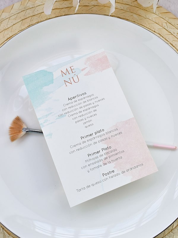 Menú boda cloé