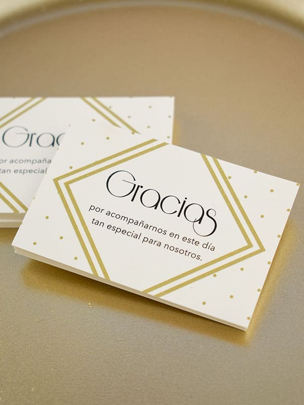 Tarjeta agradecimiento gatsby
