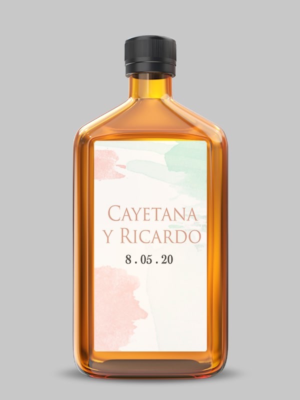 Etiquetas adhesiva botella cloé