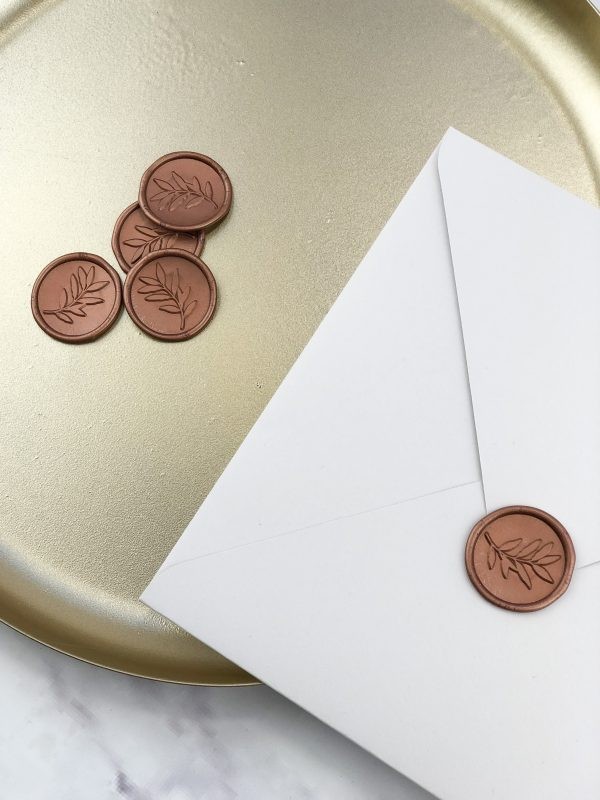 Sello lacre autoadhesivo rama