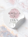 Adhesivos boda botanic