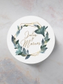 Adhesivos boda floral line
