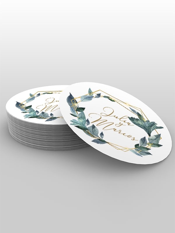 Adhesivos boda floral line