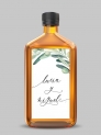 Etiquetas adhesiva botella ólea
