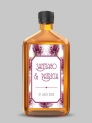 Etiquetas adhesiva botella dandelion