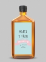 Etiquetas adhesiva botella infinito
