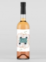 Etiquetas adhesiva botella anémona