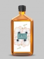 Etiquetas adhesiva botella anémona