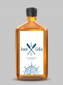 Etiquetas adhesiva botella náutico
