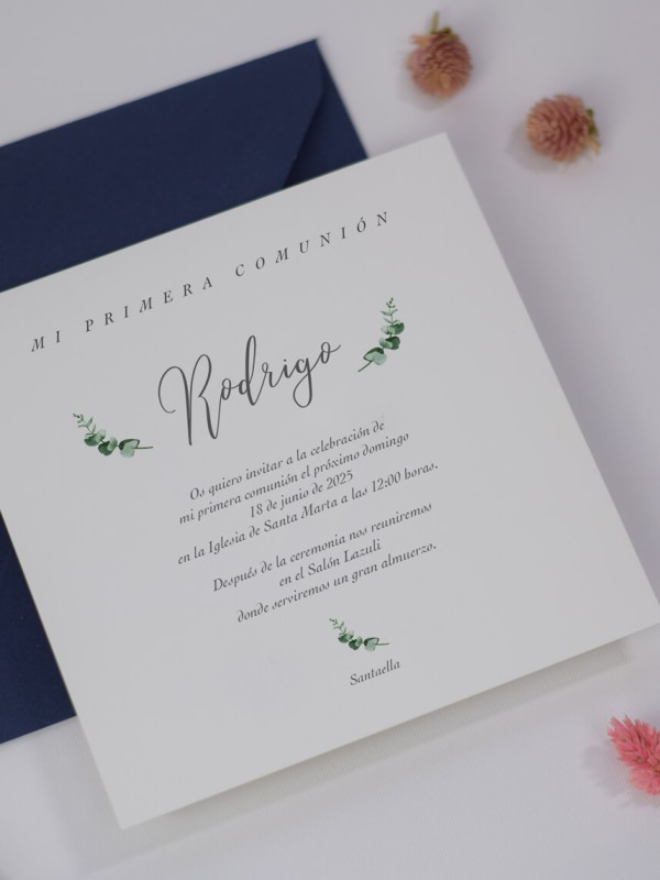 Recordatorio comunión marco