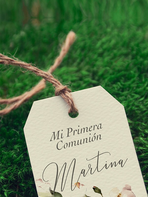 Etiquetas comunión martina