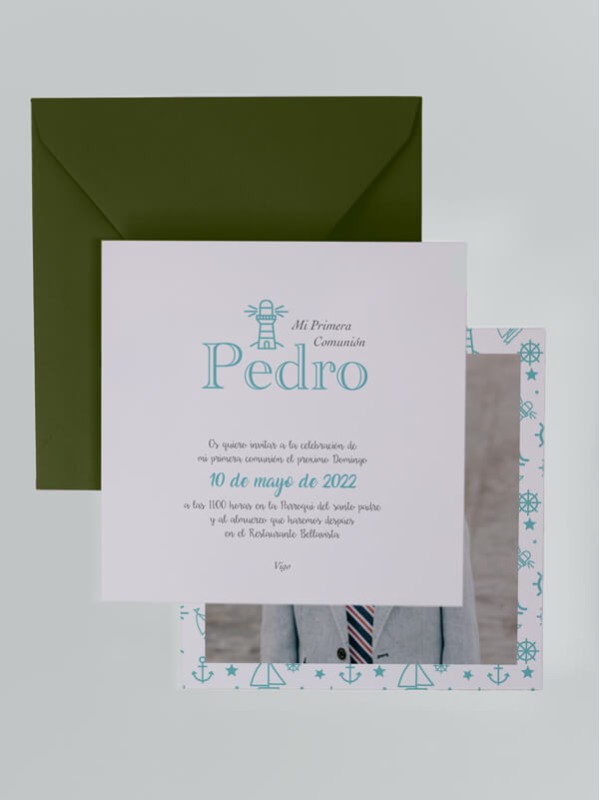 Recordatorio comunión Faro