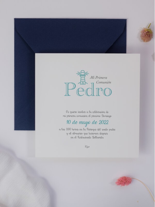 Recordatorio comunión Faro