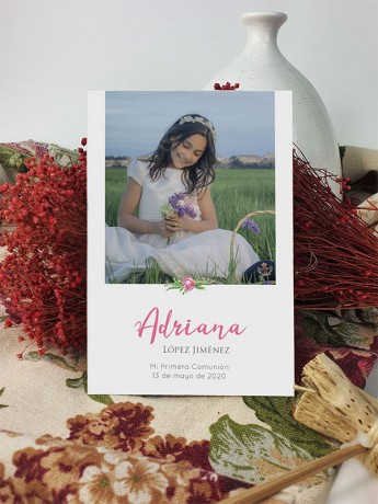 Estampa comunión Bicicleta 2